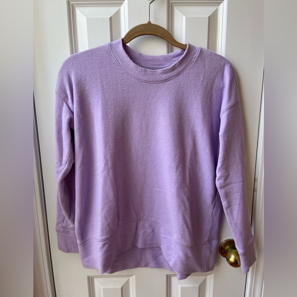 Aerie Long Sleeve Crewneck Pullover Sweater